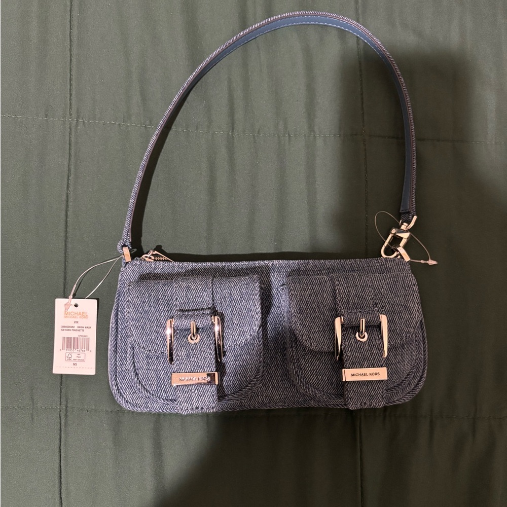 Michael Kors Denim Blue Shoulder Bag